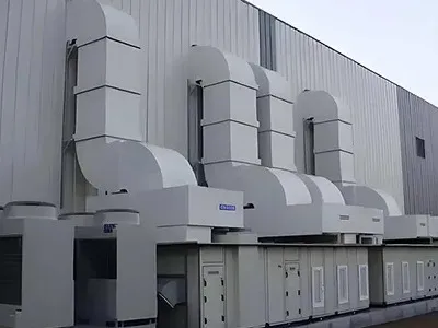 Ventiladores centrífugos curvados para trás de alta eficiência para ventilação moderna
