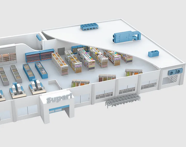 Aplicações do ventilador centrífugo dianteiro de entrada única