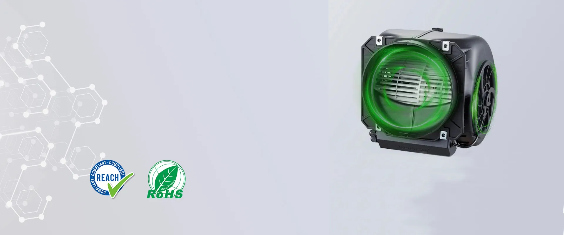 Ventiladores centrífugos curvados para trás